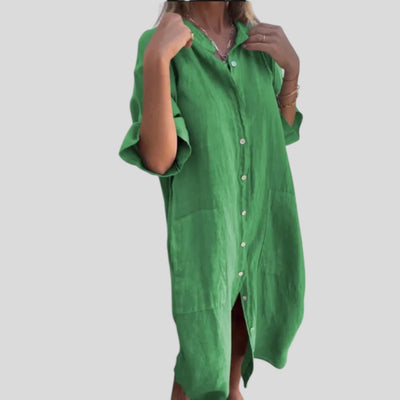 Noor | Ibiza Breeze Casual Shirt Dress