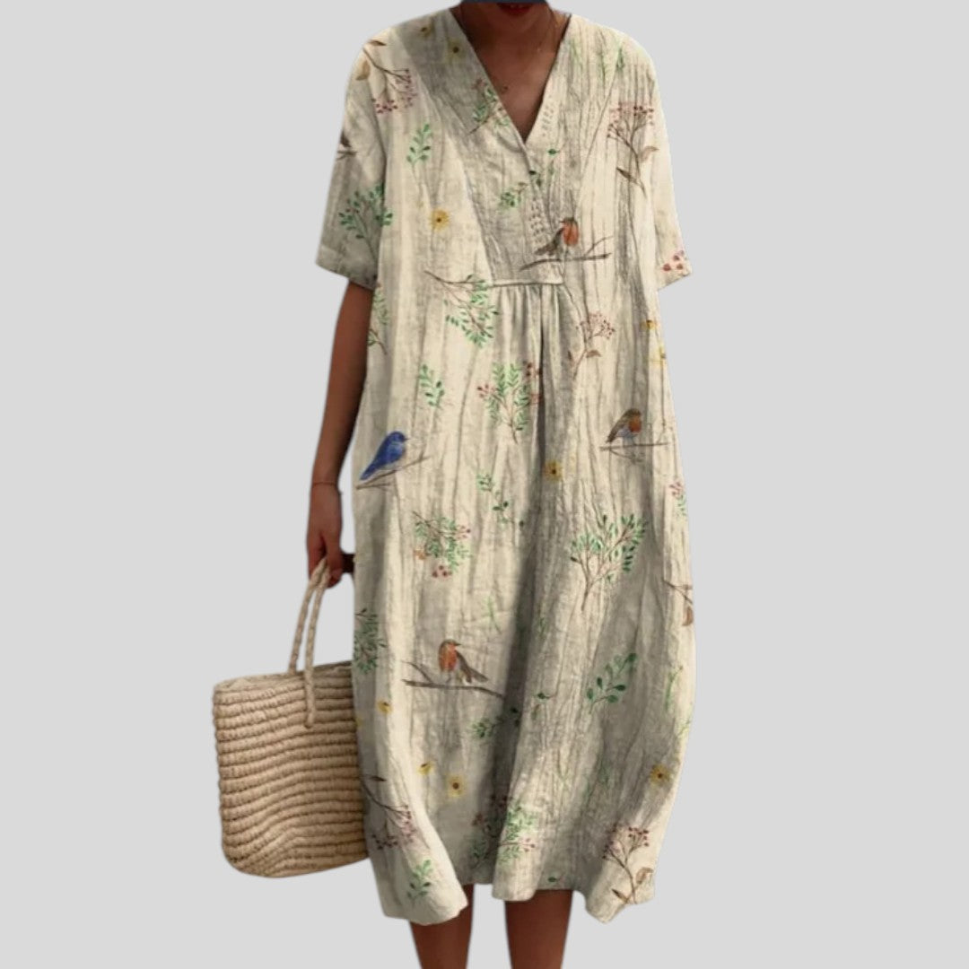 Luna | Soft Floral Touch Dress