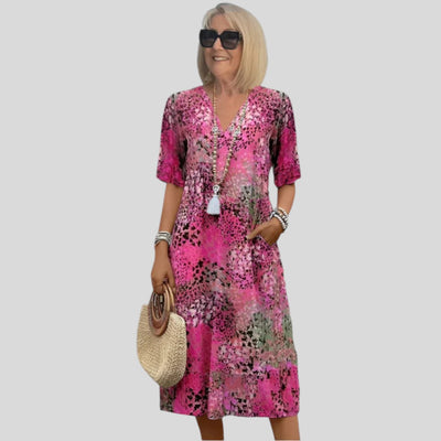 Agnes | Vibrant Blossom Day Dress