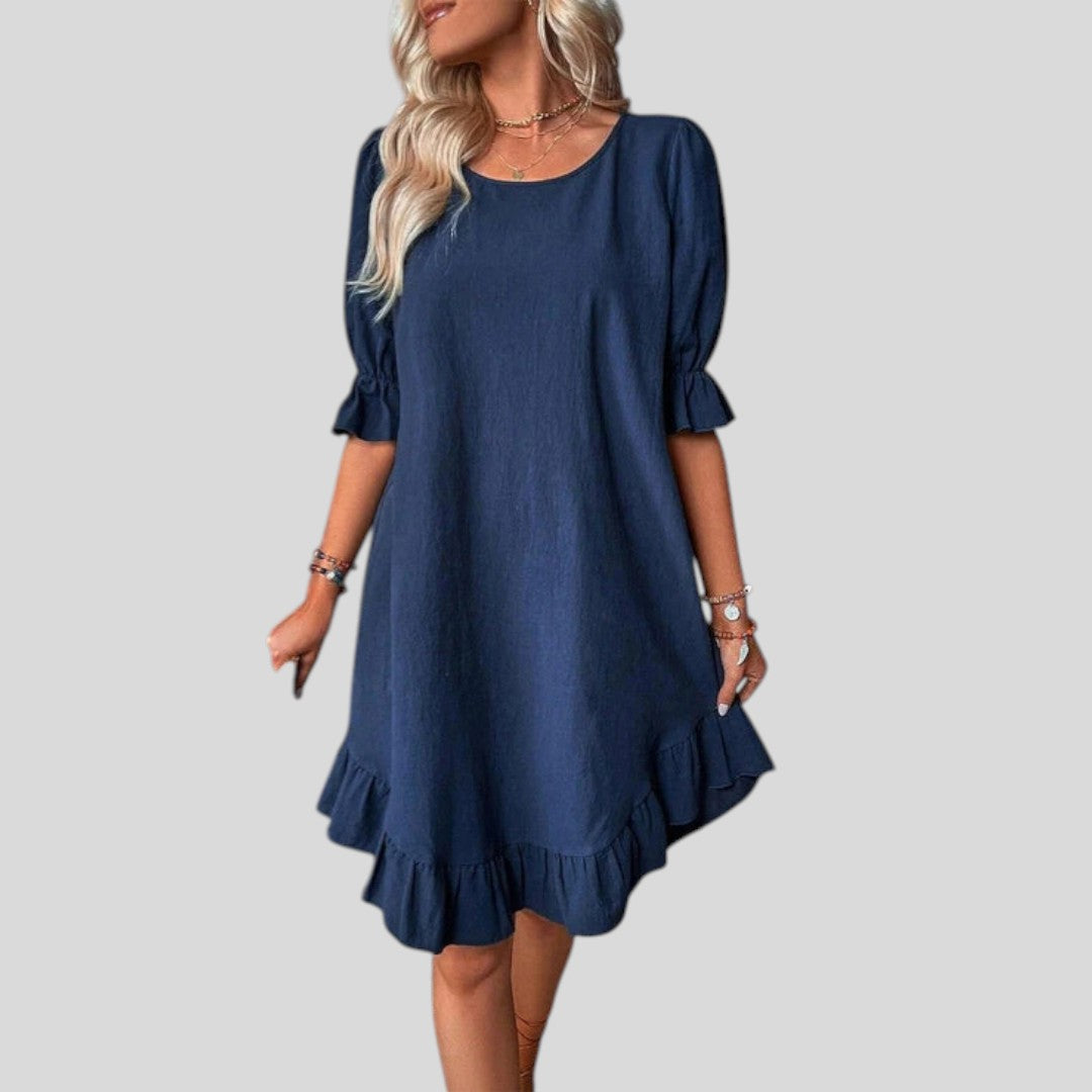 Vigga | Ruffle Charm Summer Dress