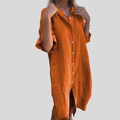 Noor | Ibiza Breeze Casual Shirt Dress