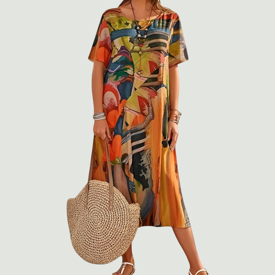 Elina | Refined Midi Summer Dress