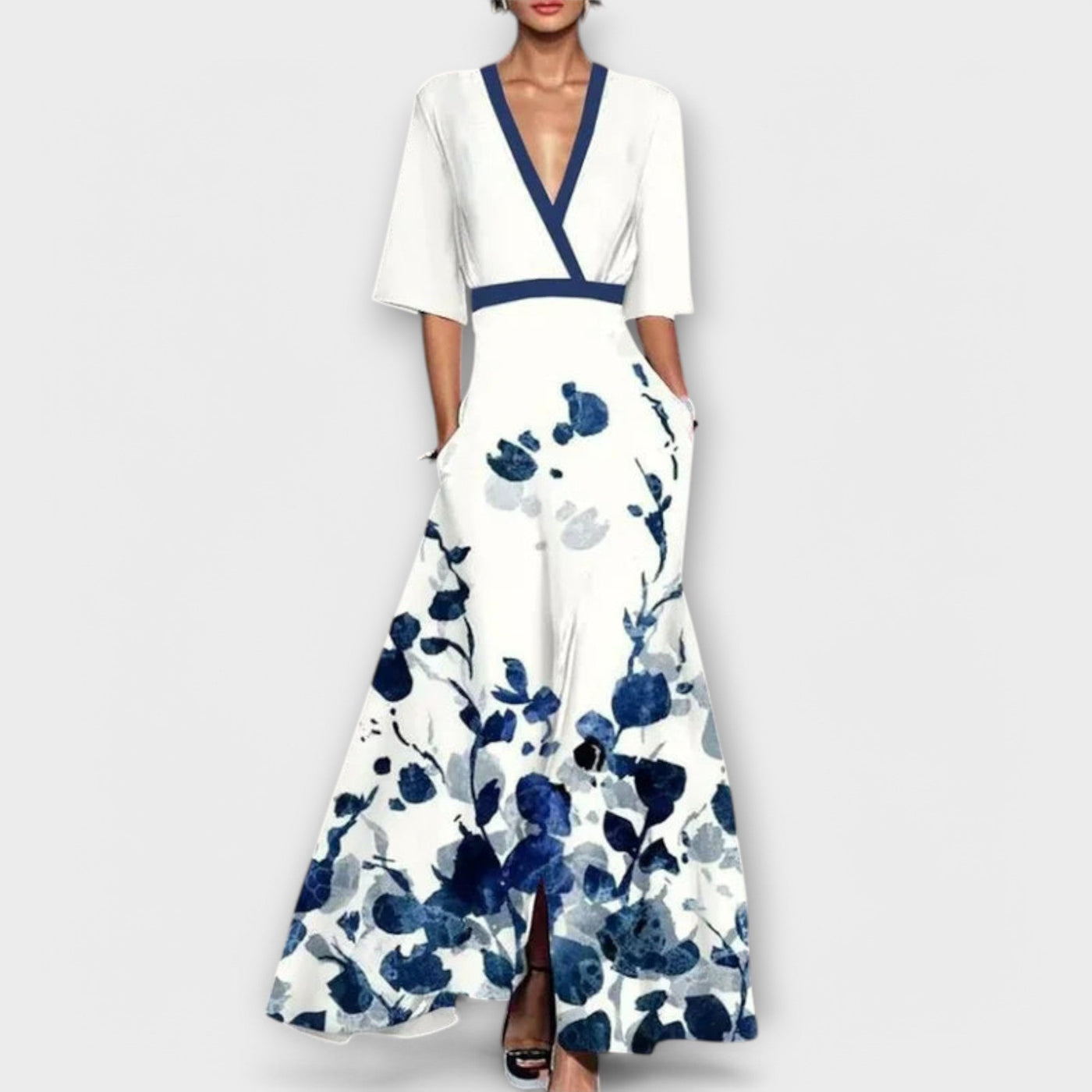 Alma | Elegant Abstract Design Dress